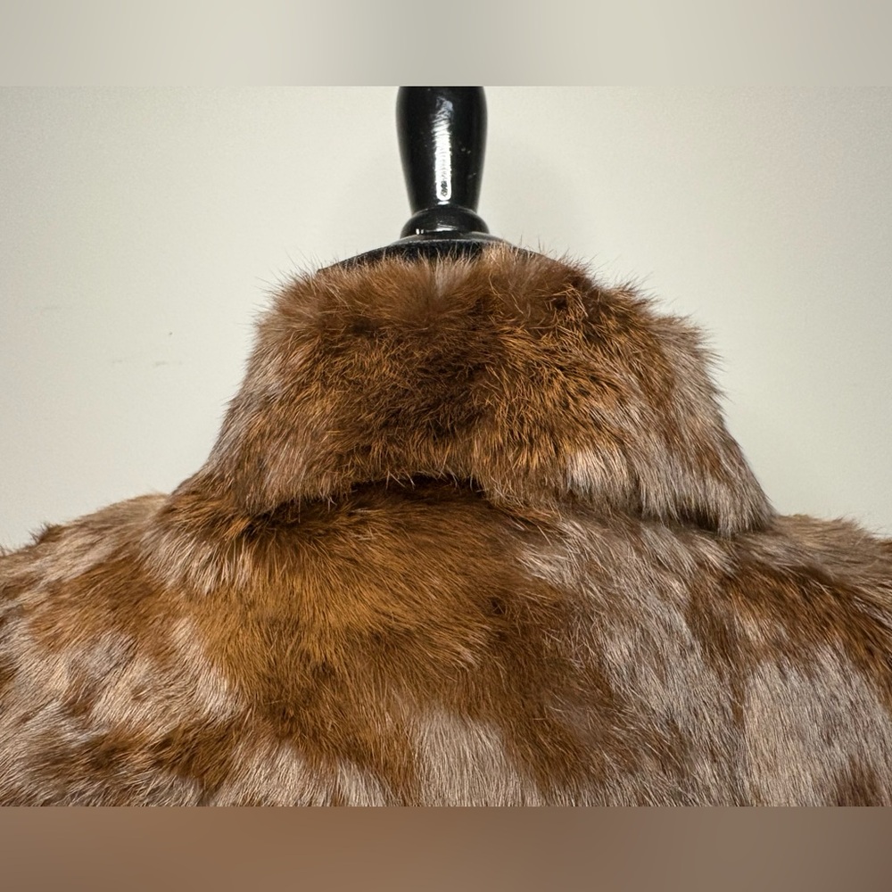 Vintage Dino Ricco Rabbit Fur Bomber Jacket size M - Picture 8 of 13